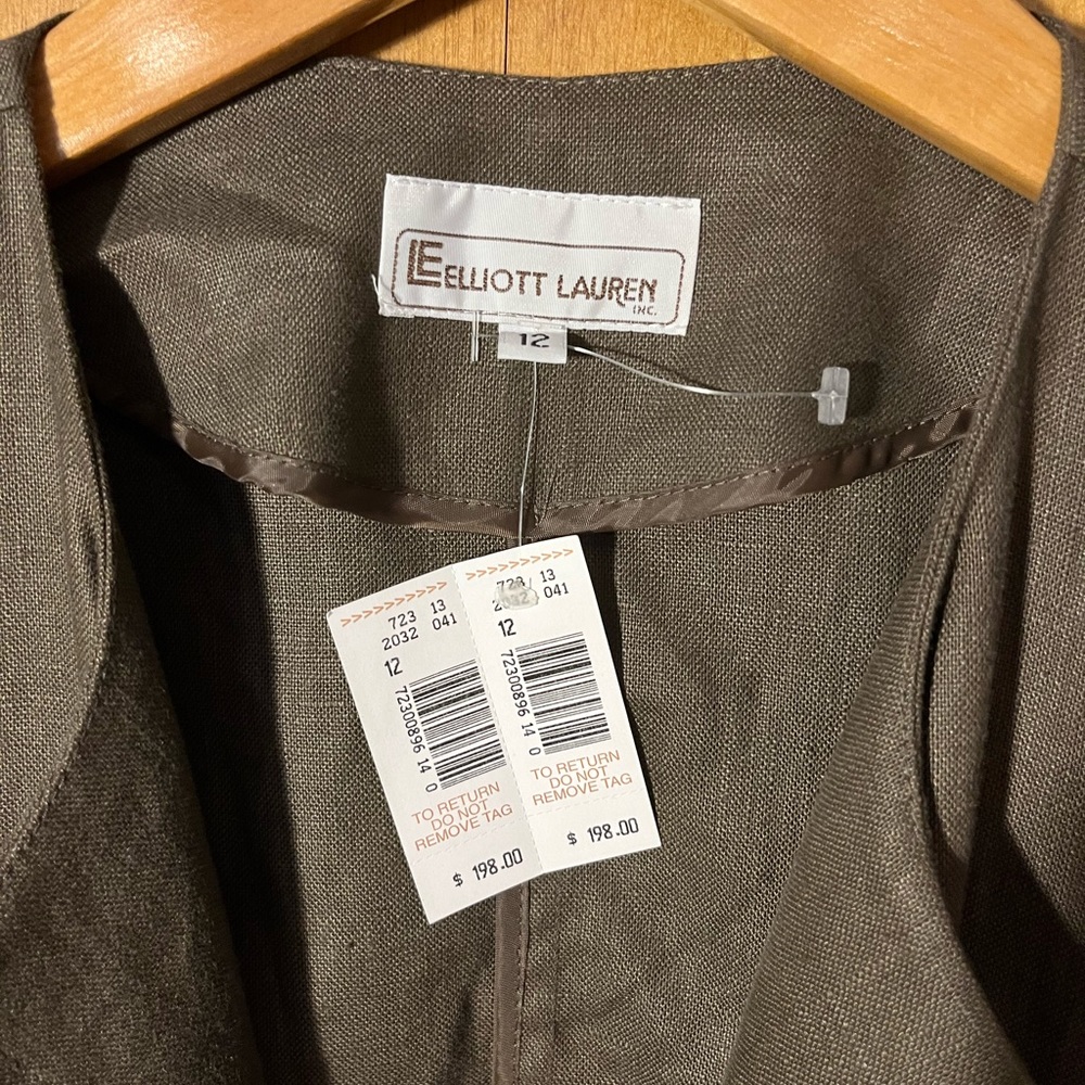 Le Elliot Lauren Linen Open Front Jacket - Picture 2 of 7